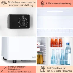 Happy Hour 45 Mini-Kühlschrank Minibar Getränkekühlschrank 45 L 26 DB -Klarstein Verkaufs 10045050 de 0005 usp