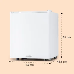 Happy Hour 45 Mini-Kühlschrank Minibar Getränkekühlschrank 45 L 26 DB -Klarstein Verkaufs 10045050 yy 0007 dimensions