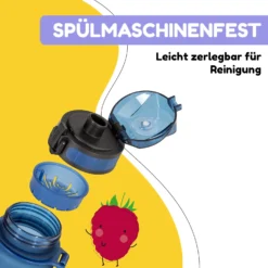 Wakaba Trinkflasche 400 Ml Tritan BPA-frei 3 Wakaba Trinkflasche 400 Ml Tritan BPA-frei -Klarstein Verkaufs 10045130 de 0004 usp