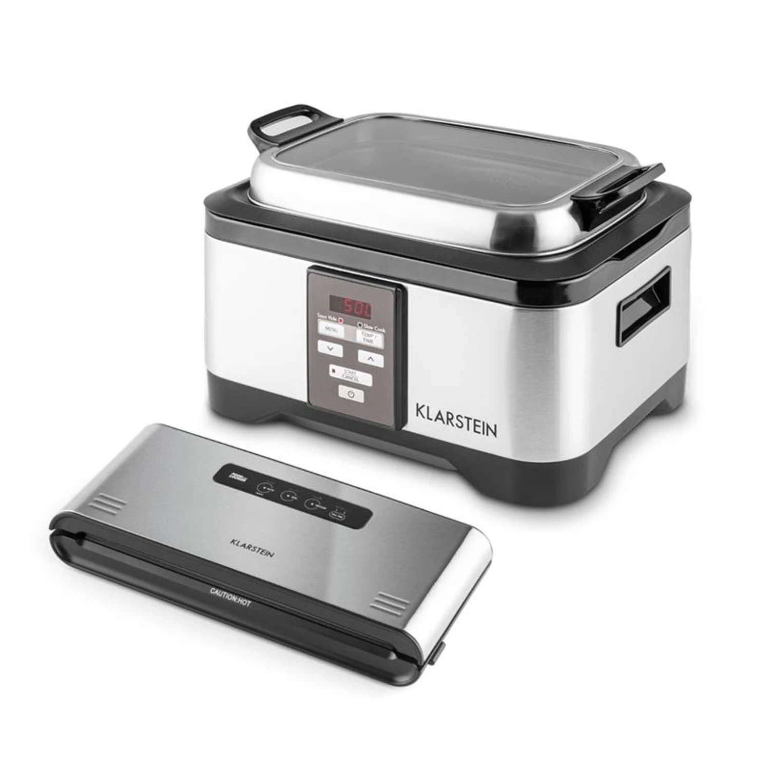 Tastemaker Foodlocker Sous-vide Set Schongarer Slow Cooker 6l 550 W Tastemaker Foodlocker Sous-vide Set Schongarer Slow Cooker 6l 550 W -Klarstein Verkaufs 60001605 yy 0001 titel