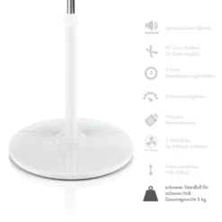 Summerjam Standventilator 2er-Set Standlüfter 50W 3 Stufen Weiß -Klarstein Verkaufs 60002058 yy 0007 logo Klarstein Summerjam Standventilator weiss