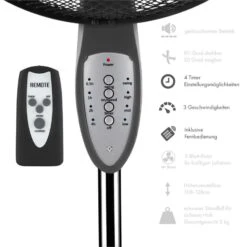 Summerjam Standventilator 2er-Set Standlüfter 50W 3 Stufen Grau 2 Summerjam Standventilator 2er-Set Standlüfter 50W 3 Stufen Grau -Klarstein Verkaufs 60002059 yy 0004 logo Klarstein Summerjam Standventilator grau reedit