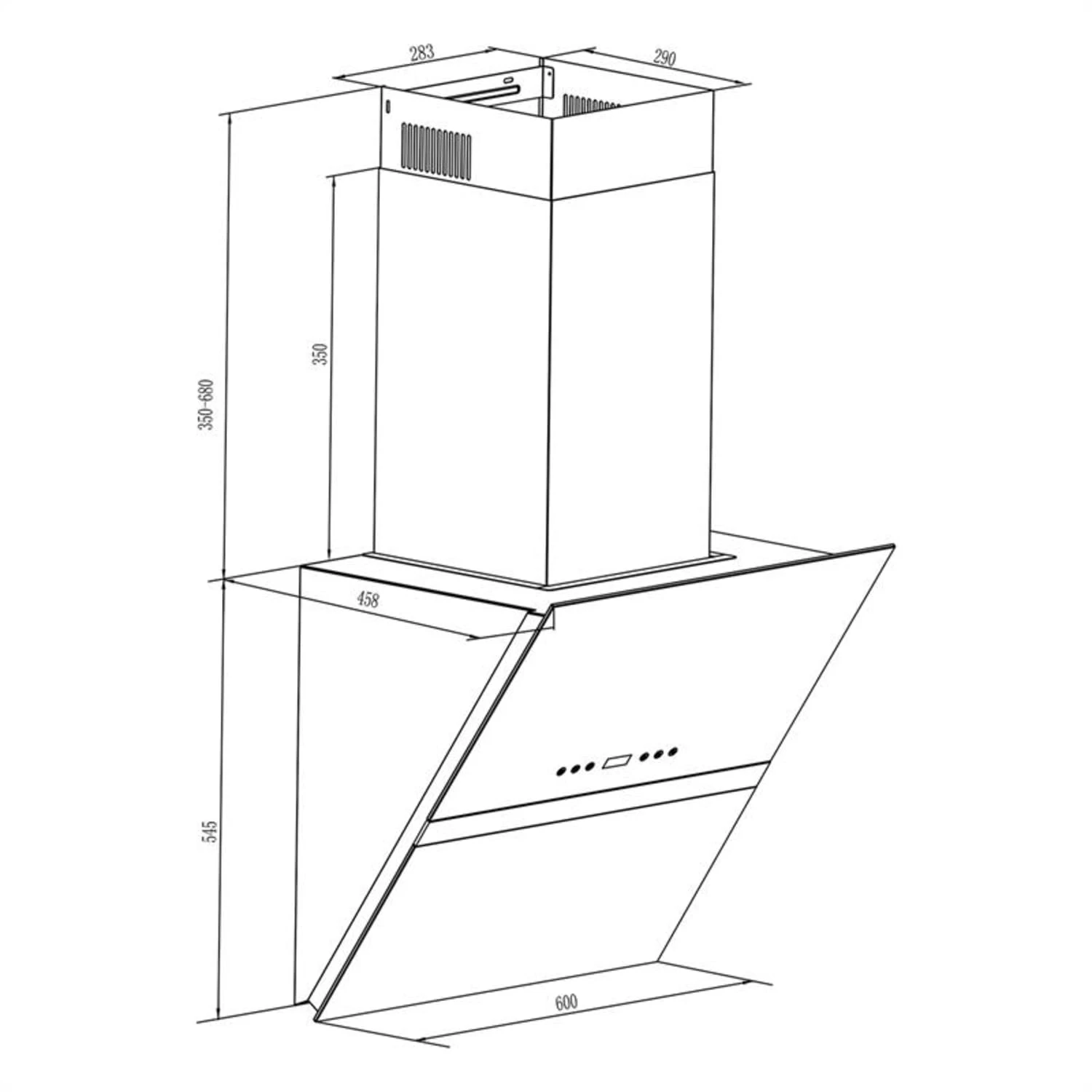 Aurea VII Dunstabzugshaube Umluftset 60cm Aktivkohlefilter weiß Aurea VII Dunstabzugshaube Umluftset 60cm Aktivkohlefilter Weiß -Klarstein Verkaufs 60002224 yy 0006 logo Klarstein Aurea VII Abzugshaube 60 cm weiss