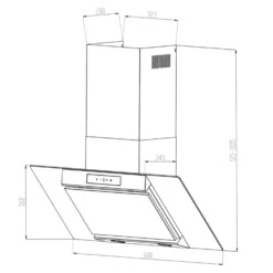 Balzac Dunstabzugshaube Umluftset 60cm 640m³/h Aktivkohlefilter 7 Balzac Dunstabzugshaube Umluftset 60cm 640m³/h Aktivkohlefilter -Klarstein Verkaufs 60002283 yy 0009 logo Klarstein Balzac 60 Dunstabzugshaube Edelstahl