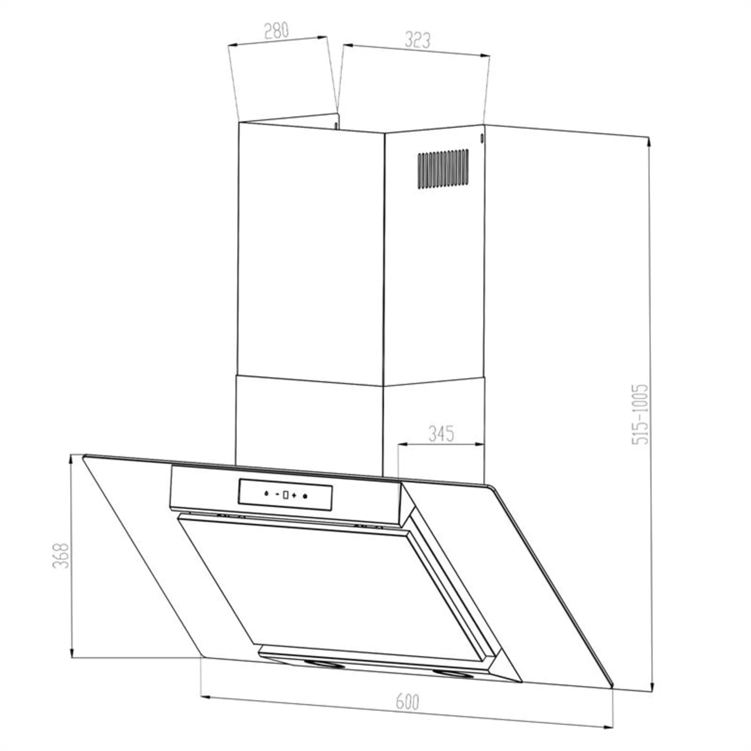Balzac Dunstabzugshaube Umluftset 60cm 640m³/h Aktivkohlefilter Balzac Dunstabzugshaube Umluftset 60cm 640m³/h Aktivkohlefilter -Klarstein Verkaufs 60002283 yy 0009 logo Klarstein Balzac 60 Dunstabzugshaube Edelstahl