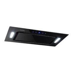 HEKTOR Dunstabzugshaube Beleuchtung Aluminium-Filter Timer Schwarz -Klarstein Verkaufs 60002314 yy 0005 front Klarstein HEKTOR SL Dunstabzugshaube schwarz