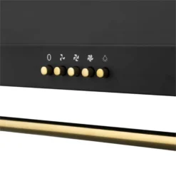 Montblanc Dunstabzugshaube Umluftset 610m³/h 165W 2x1,5W Schwarz -Klarstein Verkaufs 60002318 yy 0005 detail Klarstein Montblanc 60 Dunstabzugshaube schwarz