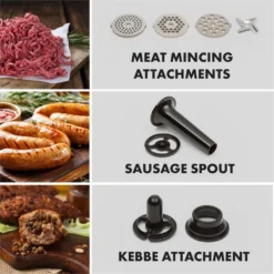 Curve Plus Küchenmaschinen-Set | 5l | 4-in-1 Fleischwolf | Silber 2 Curve Plus Küchenmaschinen-Set | 5l | 4-in-1 Fleischwolf | Silber -Klarstein Verkaufs 60002330 yy 0003 logo Klarstein Curve Plus Kuechenmaschinen Set silber