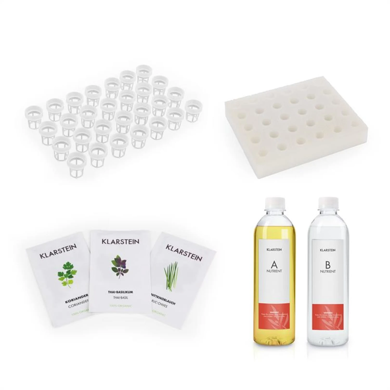 GrowIt Refill Kit Asia Pflanzschwamm 28 Pflanzkörbe Asia-Seeds Nährlösung GrowIt Refill Kit Asia Pflanzschwamm 28 Pflanzkörbe Asia-Seeds Nährlösung -Klarstein Verkaufs 60002412 yy 0001 titel GrowIt Refill Kit Asia reedit