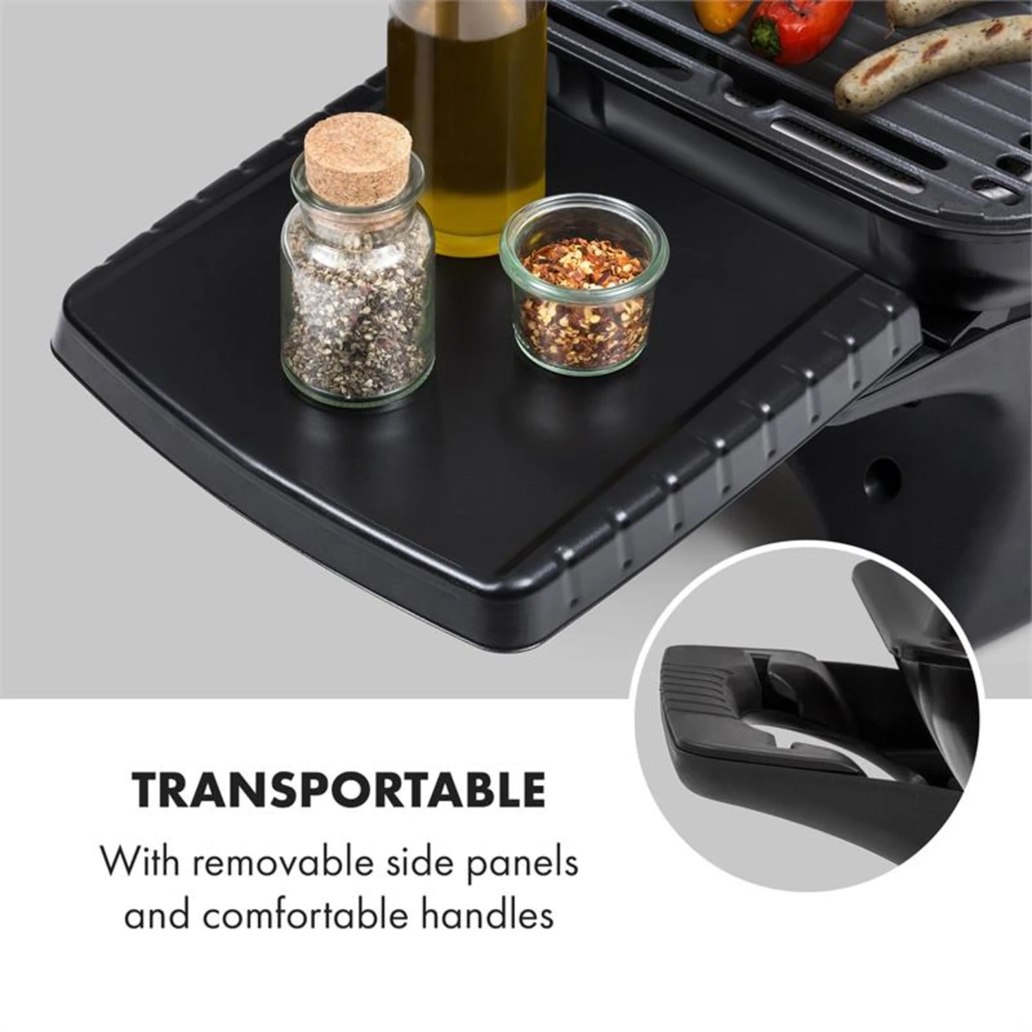 Parforce One 3,5kW 12000BTU 300°C SNJS Gasschlauch schwarz Parforce One 3,5kW 12000BTU 300°C SNJS Gasschlauch Schwarz -Klarstein Verkaufs 60002427 yy 0004 logo Klarstein Parforce One Gasgrill 12000BTU schwarz