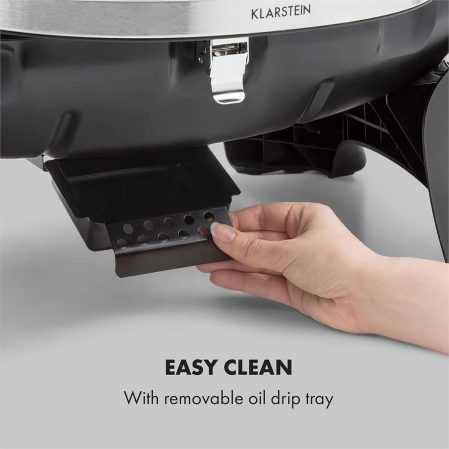 Parforce One 3,5kW 12000BTU 300°C SNJS Gasschlauch schwarz Parforce One 3,5kW 12000BTU 300°C SNJS Gasschlauch Schwarz -Klarstein Verkaufs 60002427 yy 0009 logo Klarstein Parforce One Gasgrill 12000BTU schwarz