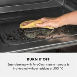 Gusteau Hektor Einbau-Set Backofen + Unterbau-Haube 2950W 64Ltr 530 M³/h Weiß Edelstahl 3 Gusteau Hektor Einbau-Set Backofen + Unterbau-Haube 2950W 64Ltr 530 M³/h Weiß Edelstahl -Klarstein Verkaufs 60002592 yy 0004 logo Klarstein Gusteau Elektrischer Einbaubackofen weiss