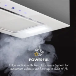 Gusteau Hektor Einbau-Set Backofen + Unterbau-Haube 2950W 64Ltr 530 M³/h Weiß Edelstahl 6 Gusteau Hektor Einbau-Set Backofen + Unterbau-Haube 2950W 64Ltr 530 M³/h Weiß Edelstahl -Klarstein Verkaufs 60002592 yy 0008 logo Klarstein Hektor Dunstabzugshaube Einbau weiss