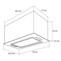 Gusteau Hektor Einbau-Set Backofen + Unterbau-Haube 2950W 64Ltr 530 M³/h Weiß Edelstahl 10 Gusteau Hektor Einbau-Set Backofen + Unterbau-Haube 2950W 64Ltr 530 M³/h Weiß Edelstahl -Klarstein Verkaufs 60002592 yy 0012 logo Klarstein Hektor Dunstabzugshaube Einbau weiss