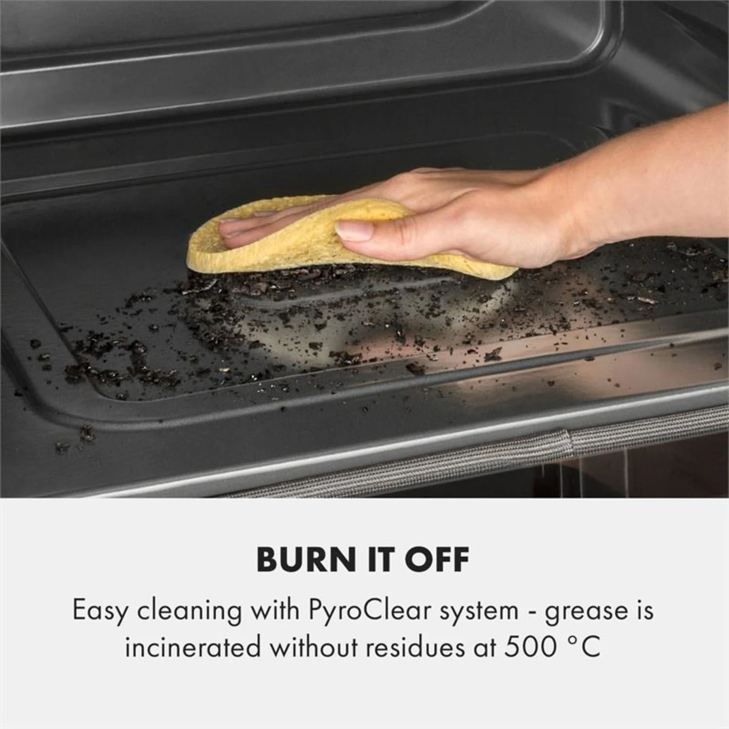 Gusteau Remy Einbau-Set Backofen + Einbau-Haube 2950W 64Ltr 620 m³/h schwarz Edelstahl Gusteau Remy Einbau-Set Backofen + Einbau-Haube 2950W 64Ltr 620 M³/h Schwarz Edelstahl -Klarstein Verkaufs 60002597 yy 0004 logo Klarstein Gusteau Elektrischer Einbaubackofen schwarz