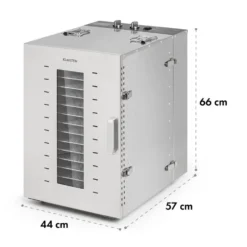 Master Jerky 16 Dörrautomat + Fleischhaken Set 1500W 40-90 °C 15h-Timer Edelstahl Silber -Klarstein Verkaufs 60002668 yy 0009 logo Klarstein Master Jerky 16 Doerrautomat Haken Set