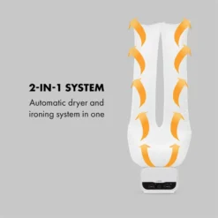 ShirtButler Pro Automatisches Trocknersystem Hemd & Hose 1200 W 2-in-1 70 °C Timer Weiß -Klarstein Verkaufs 60002669 yy 0003 logo Klarstein ShirtButler Pro Trocknersystem weiss