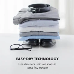 ShirtButler Pro Automatisches Trocknersystem Hemd & Hose 1200 W 2-in-1 70 °C Timer Weiß -Klarstein Verkaufs 60002669 yy 0004 logo Klarstein ShirtButler Pro Trocknersystem weiss