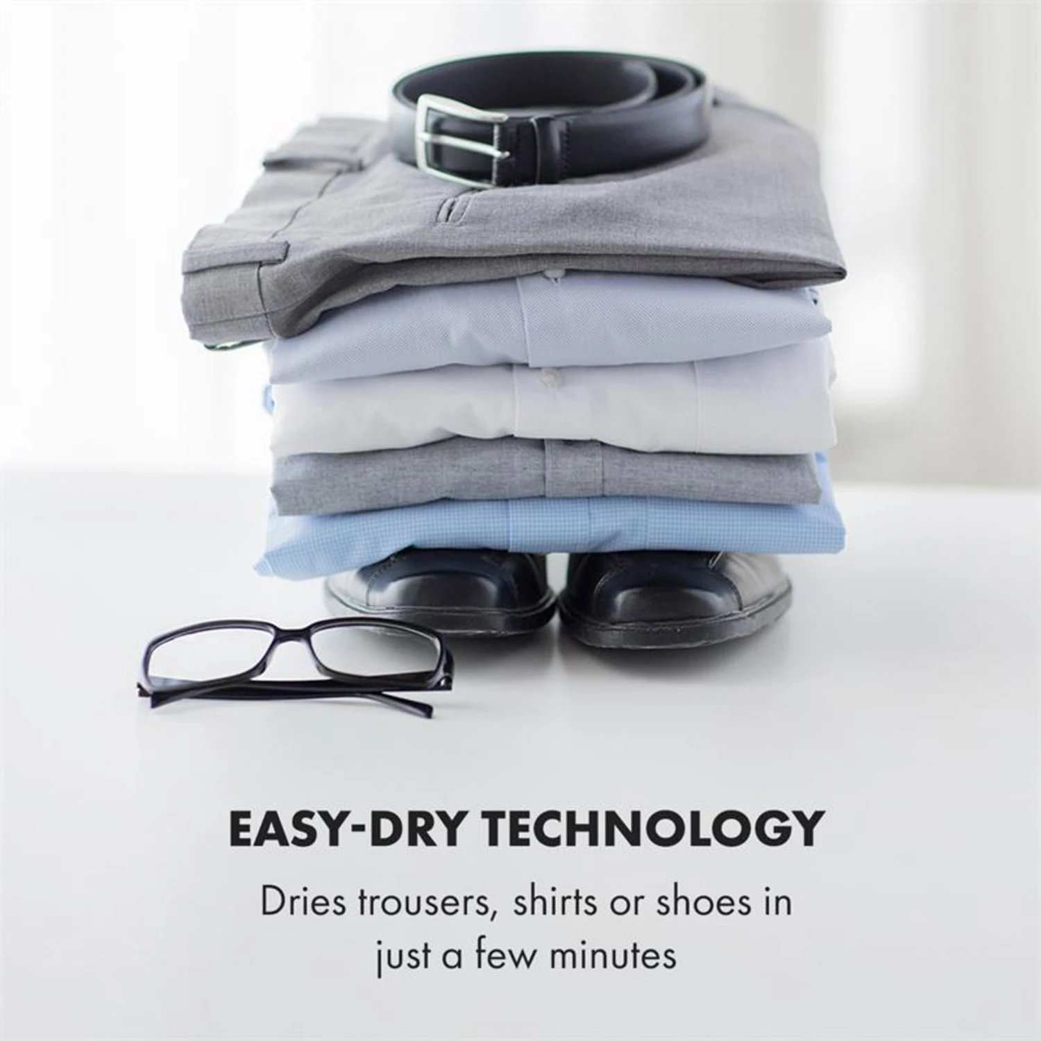 ShirtButler Pro automatisches Trocknersystem Hemd / Hose / Schuhe 1200W 2-in-1 70°C Timer weiß ShirtButler Pro Automatisches Trocknersystem Hemd / Hose / Schuhe 1200W 2-in-1 70°C Timer Weiß -Klarstein Verkaufs 60002670 yy 0005 logo Klarstein ShirtButler Pro Trocknersystem weiss