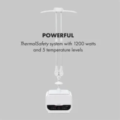 ShirtButler Pro Automatisches Trocknersystem Hemd / Hose / Schuhe 1200W 2-in-1 70°C Timer Weiß 7 ShirtButler Pro Automatisches Trocknersystem Hemd / Hose / Schuhe 1200W 2-in-1 70°C Timer Weiß -Klarstein Verkaufs 60002670 yy 0008 logo Klarstein ShirtButler Pro Trocknersystem weiss