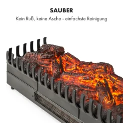 Lausanne Frame Kamingehäuse + Kamini FXL Kamineinsatz 2000W MDF Klassisches Design -Klarstein Verkaufs 60002703 de 0006 logo