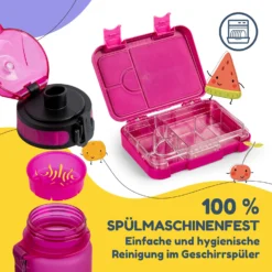 Schmatzfatz Frühstücksset Lunchbox & Trinkflasche Tritan Dicht BPA-frei -Klarstein Verkaufs 60002939 de 0005 logo